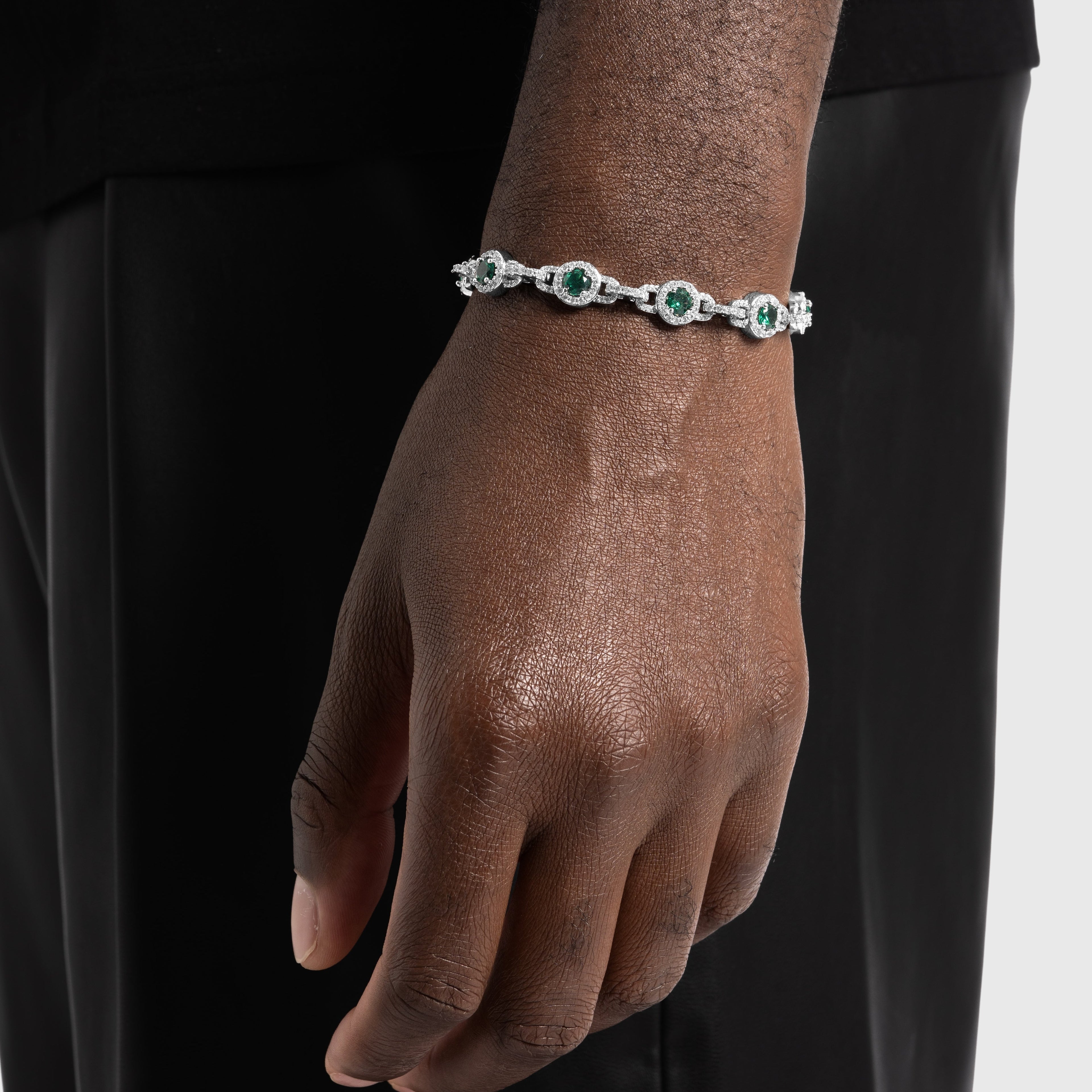 Emerald G-link Bracelet