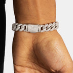 8.5mm Iced Cuban Bracelet
