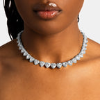 10mm Heart Tennis Chain