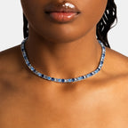 5mm Tri-Blue Tennis Chain