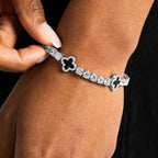 Black Clover Tennis Bracelet