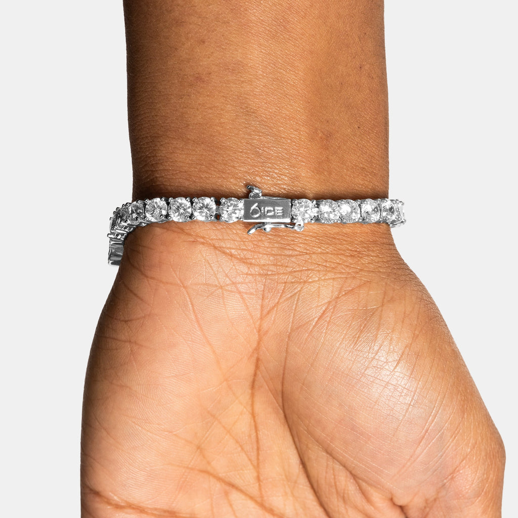 Black Clover Tennis Bracelet