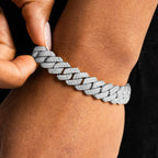 12mm Prong Cuban Bracelet