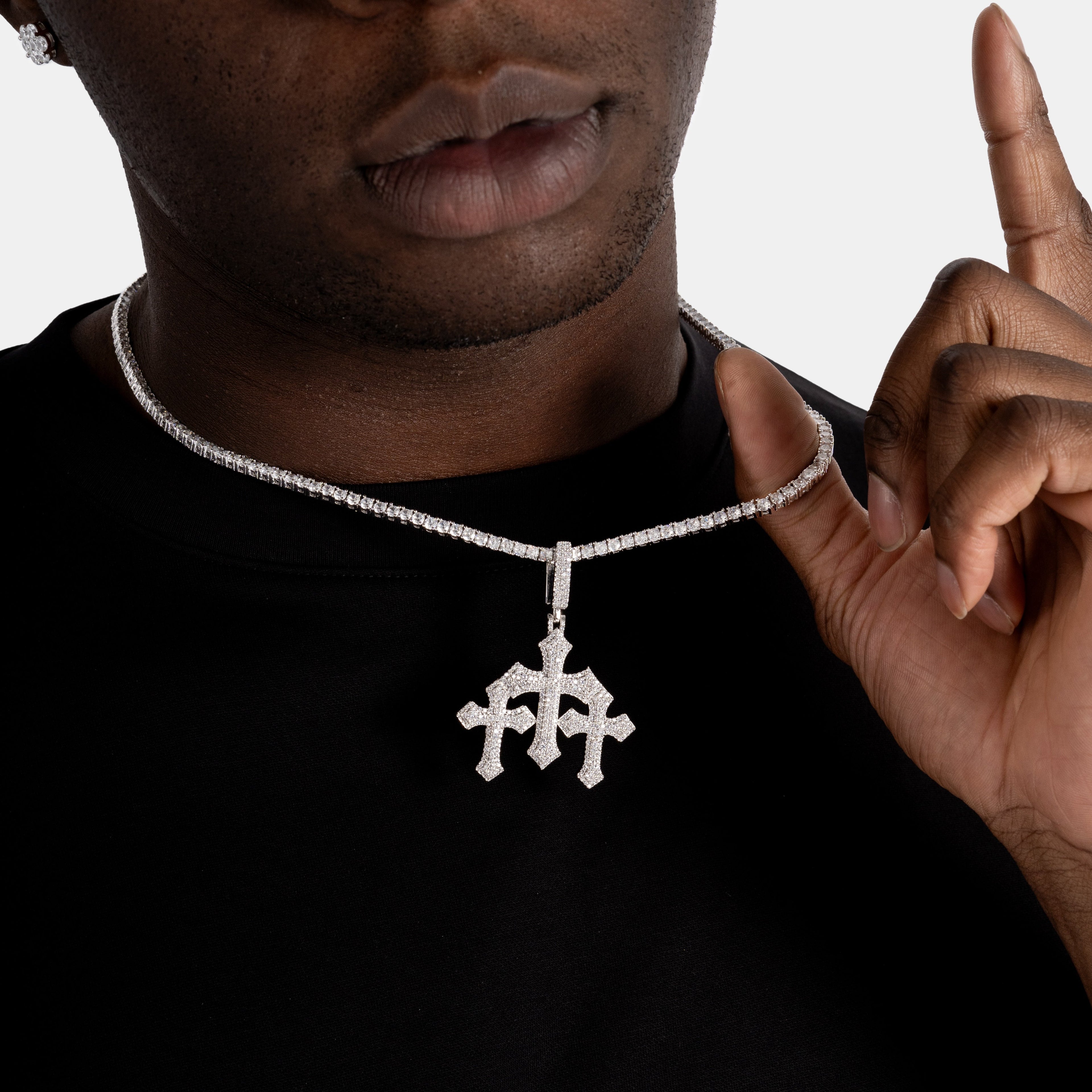 Triple Cross Pendant