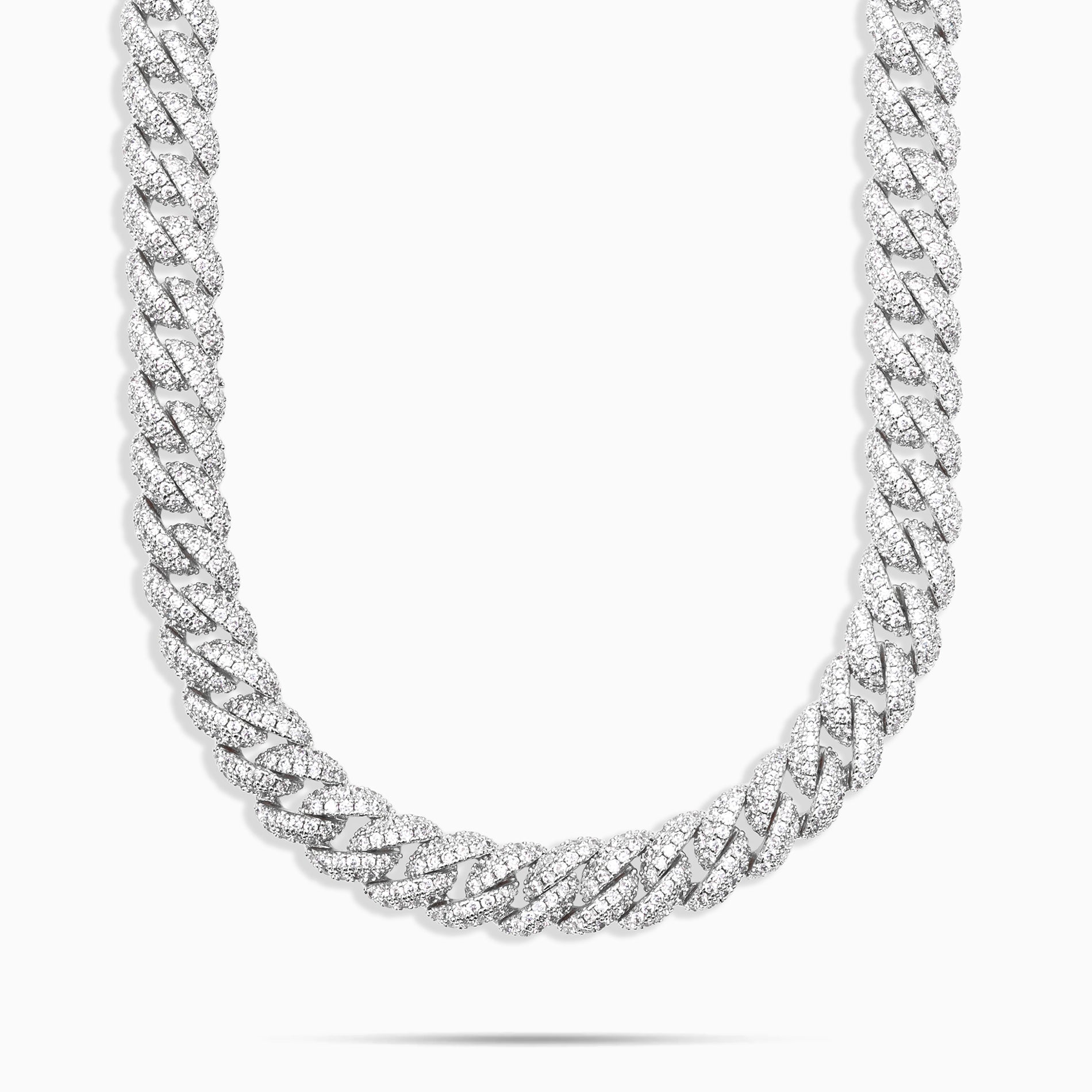 8.5mm Iced Cuban Chain
