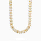 12mm Prong Cuban Chain Gold