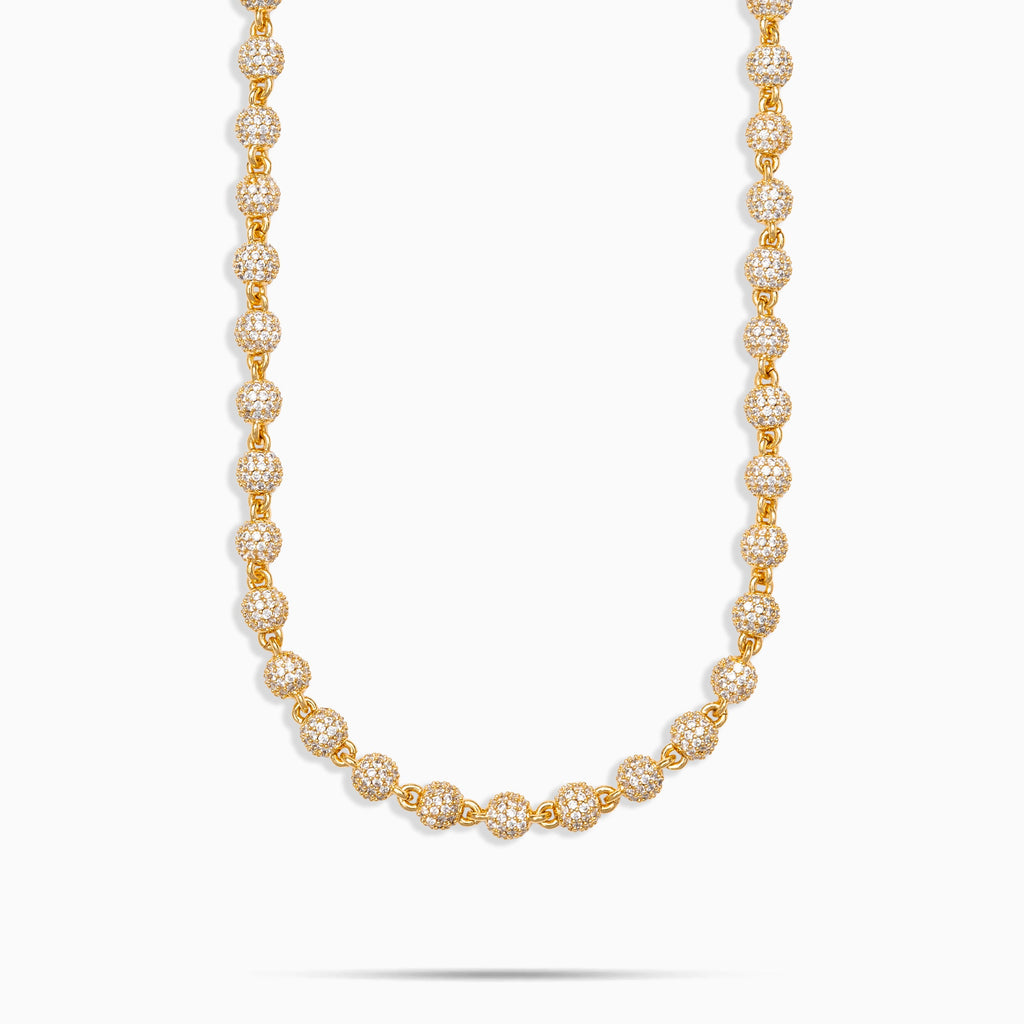 Iced Beads Chain Gold