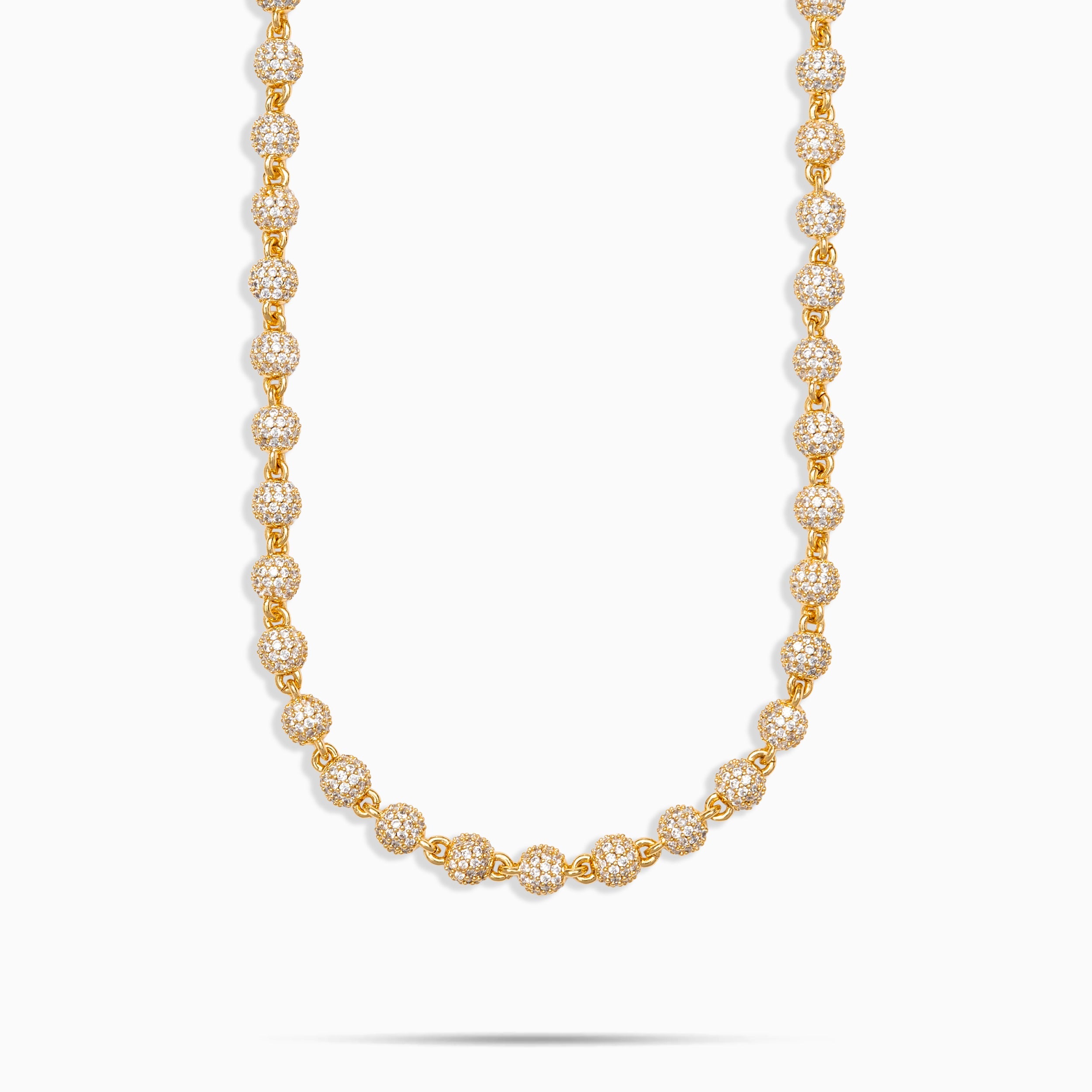 Iced Beads Chain Gold