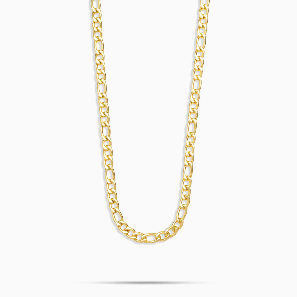 5mm Figaro Chain Gold