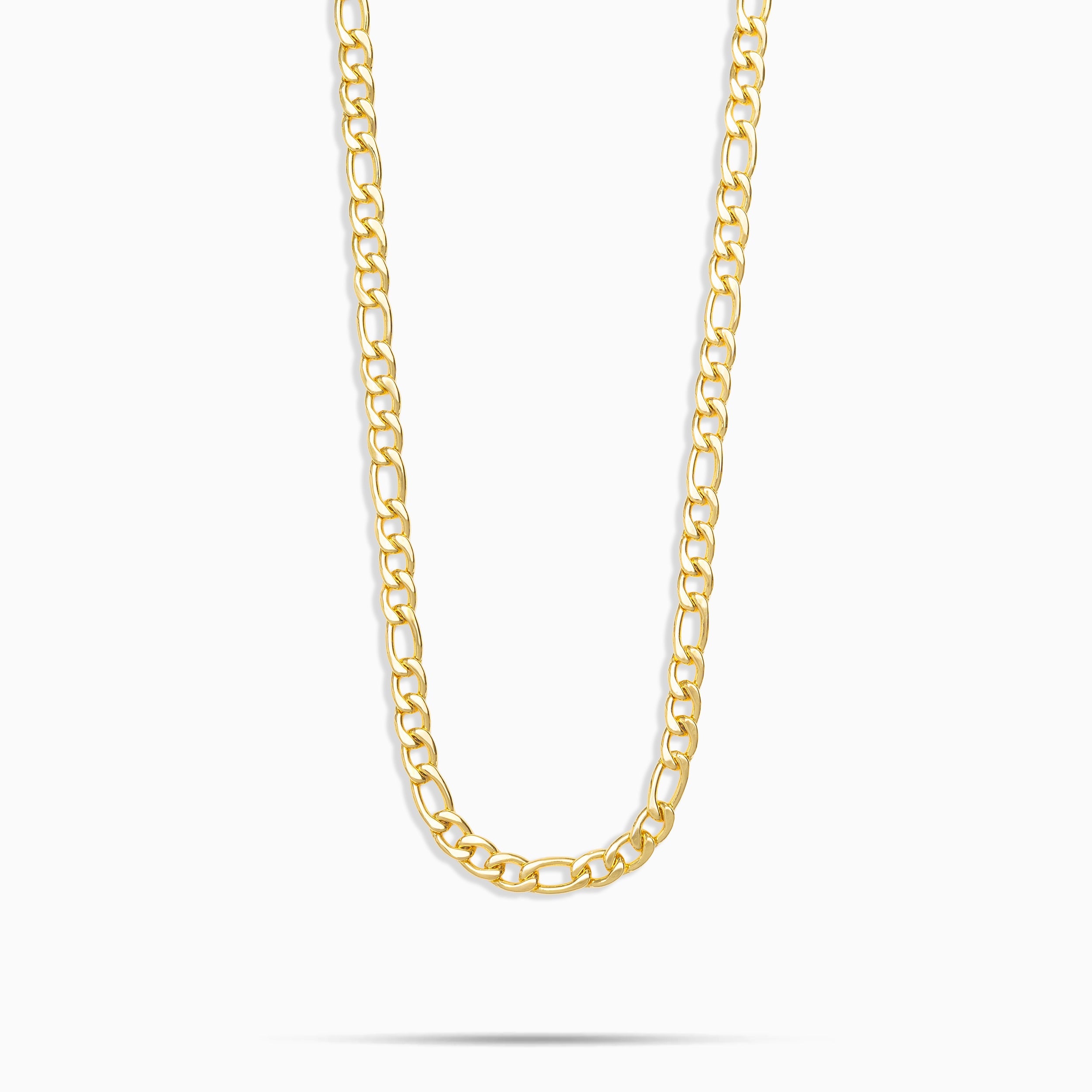 5mm Figaro Chain Gold