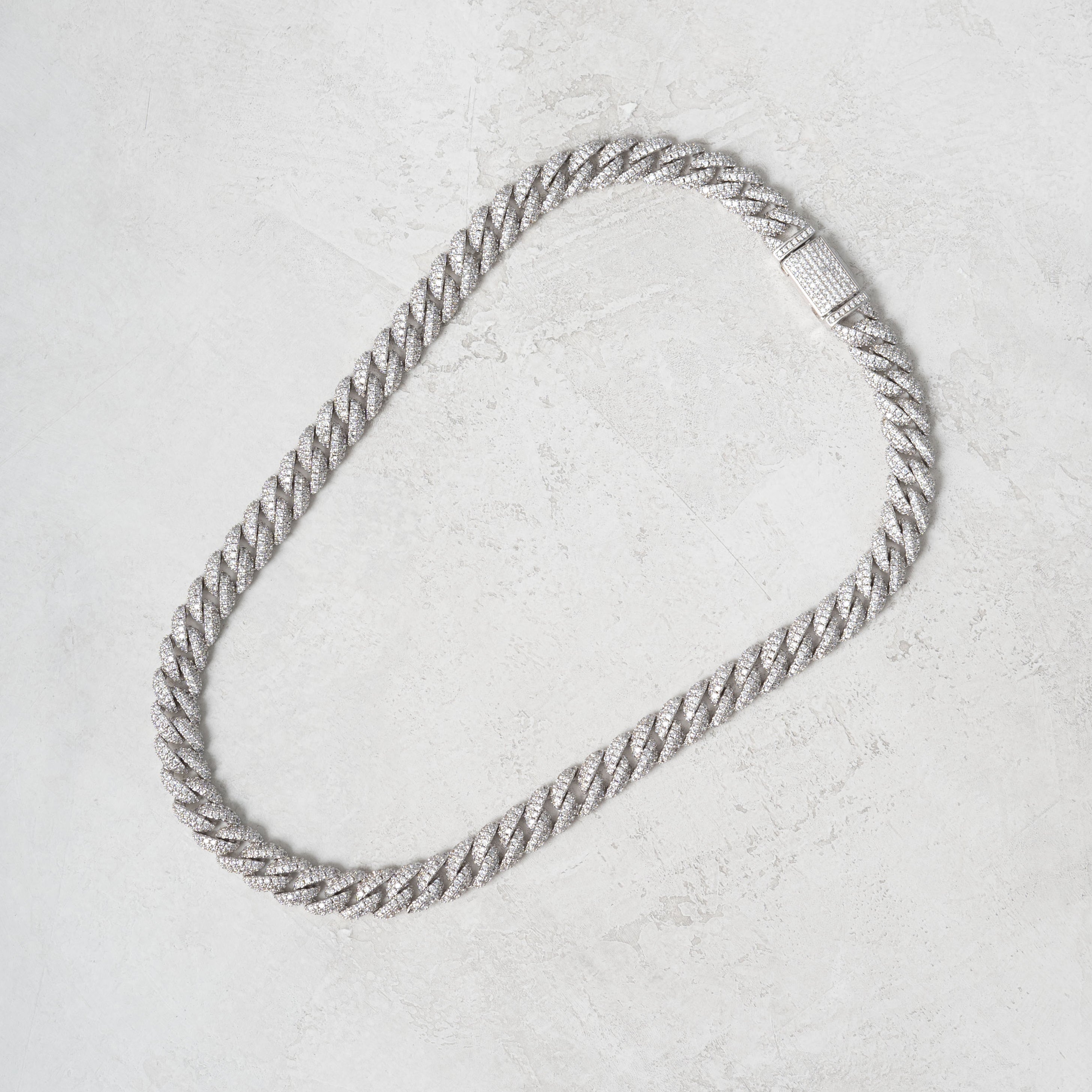 8.5mm Iced Cuban Chain