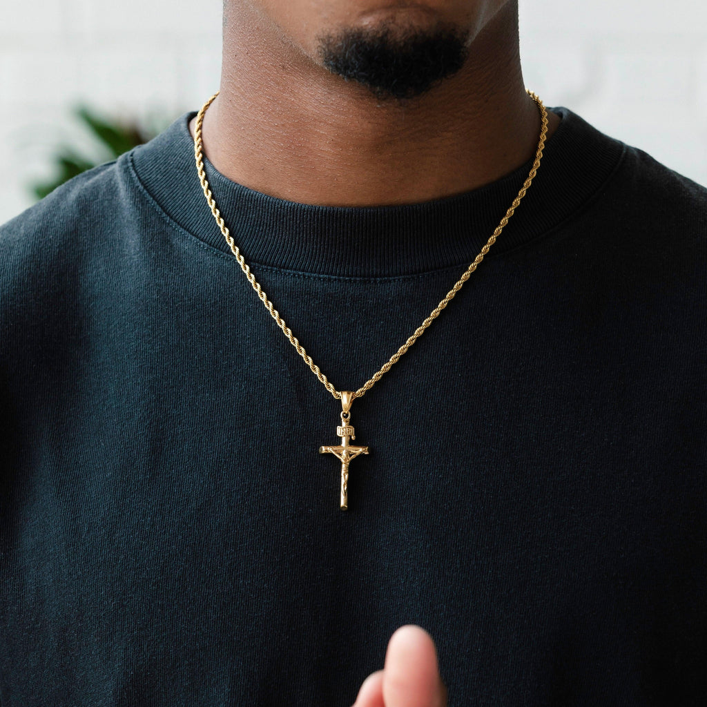 Crucifix Pendant Gold
