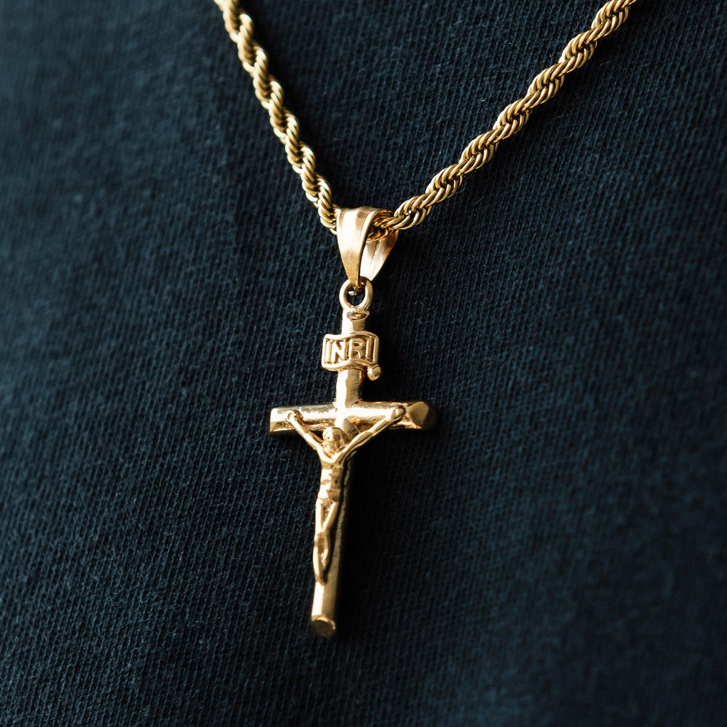 Crucifix Pendant Gold