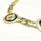 Iced Lion Medallion Statement Chain – Gold & Silver Heavy Hip-Hop Necklace