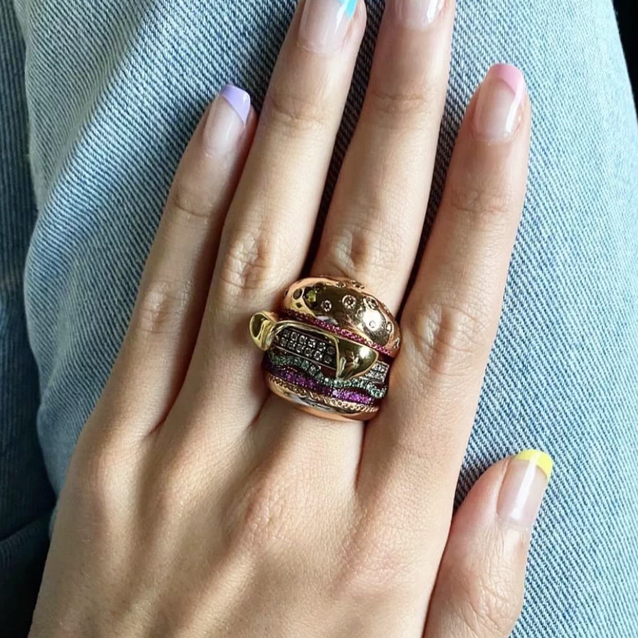 The GUD BURGER - Burger Stack Ring