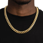 12mm Cuban Link Chain Gold