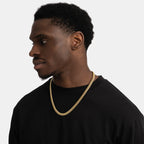 8mm Cuban Link Chain Gold