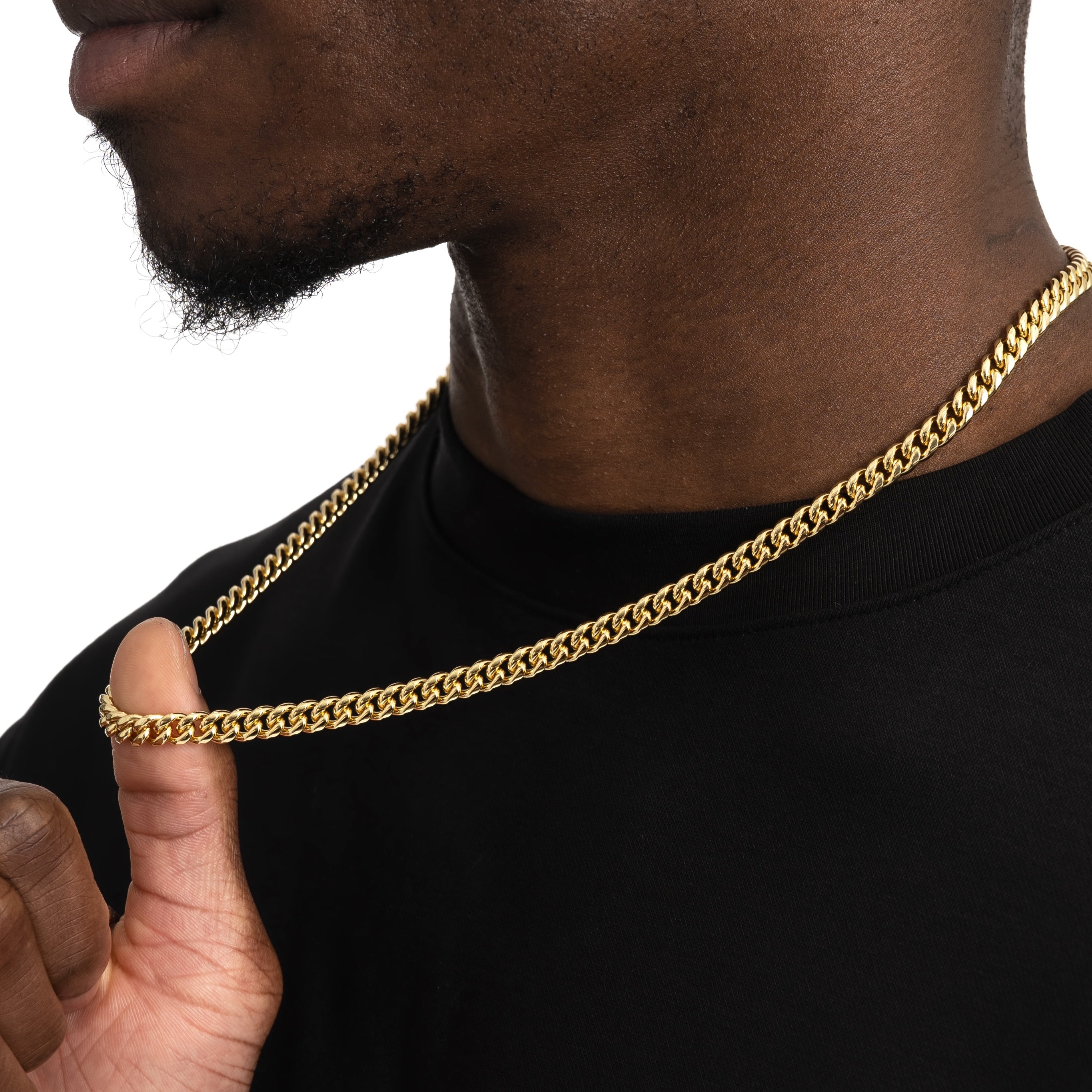 6mm Cuban Link Chain Gold