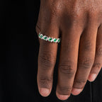 Emerald Green Ice Ring