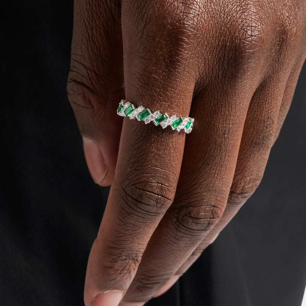Emerald Green Ice Ring