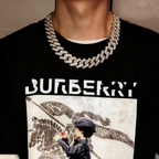 20mm Premium Iced Triple-Row Diamond Cuban Chain — Unisex Hip-Hop Choker Necklace