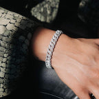 8.5mm Iced Cuban Bracelet