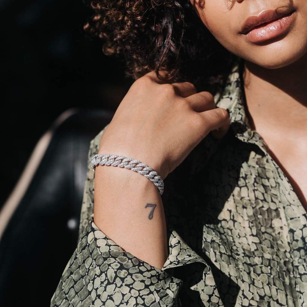 8.5mm Iced Cuban Bracelet