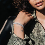 8.5mm Iced Cuban Bracelet