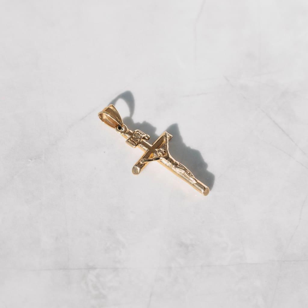 Crucifix Pendant Gold