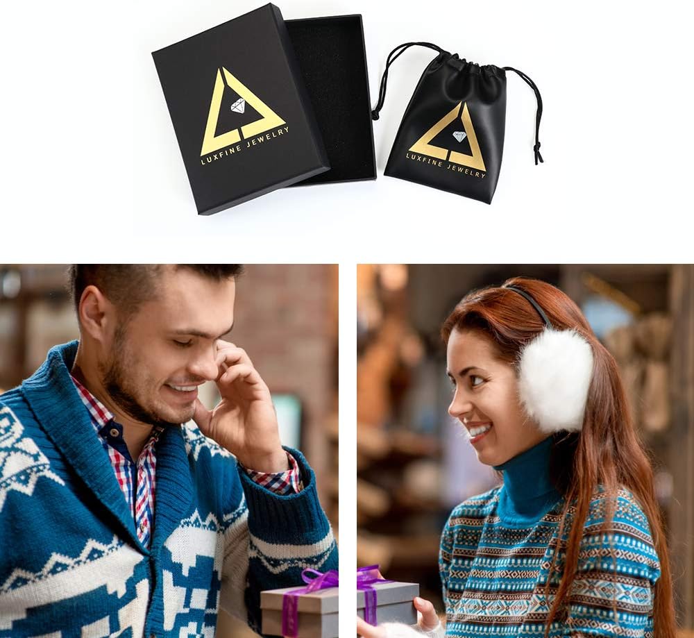 10/12mm Miami Cuban Link Chain 14K REAL Gold Plated Premium Stainless Steel Necklace Hypoallergenic Hip Hop Jewelry for Men Women Christmas Father Day Birthday Gift (Double-sided Iced Out Clasp, with Box & Pouch)