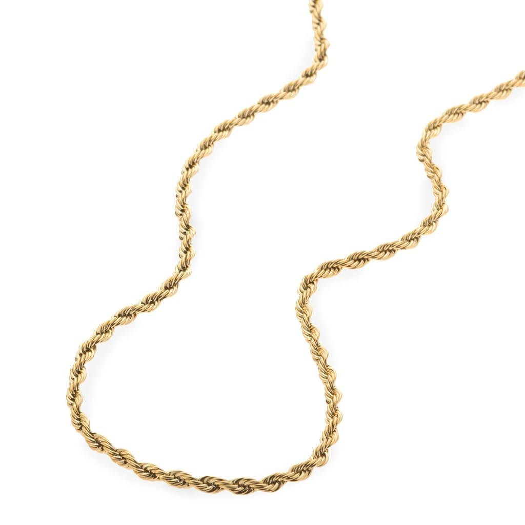 3mm Rope Chain Gold