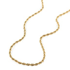 3mm Rope Chain Gold