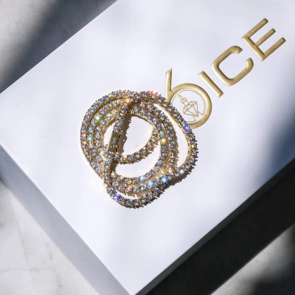 3mm Tennis Chain Gold