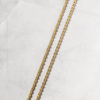 3mm Rope Chain Gold