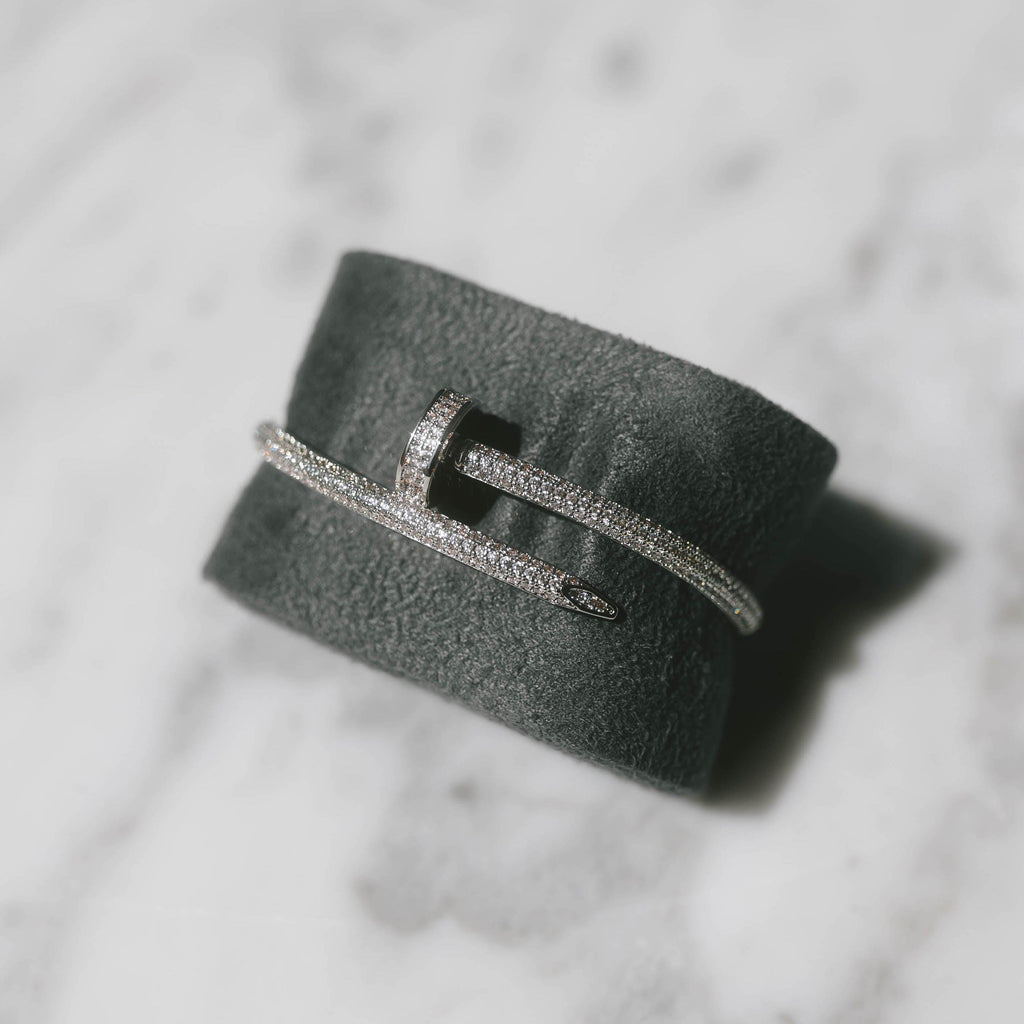 Diamond Nail Bracelet