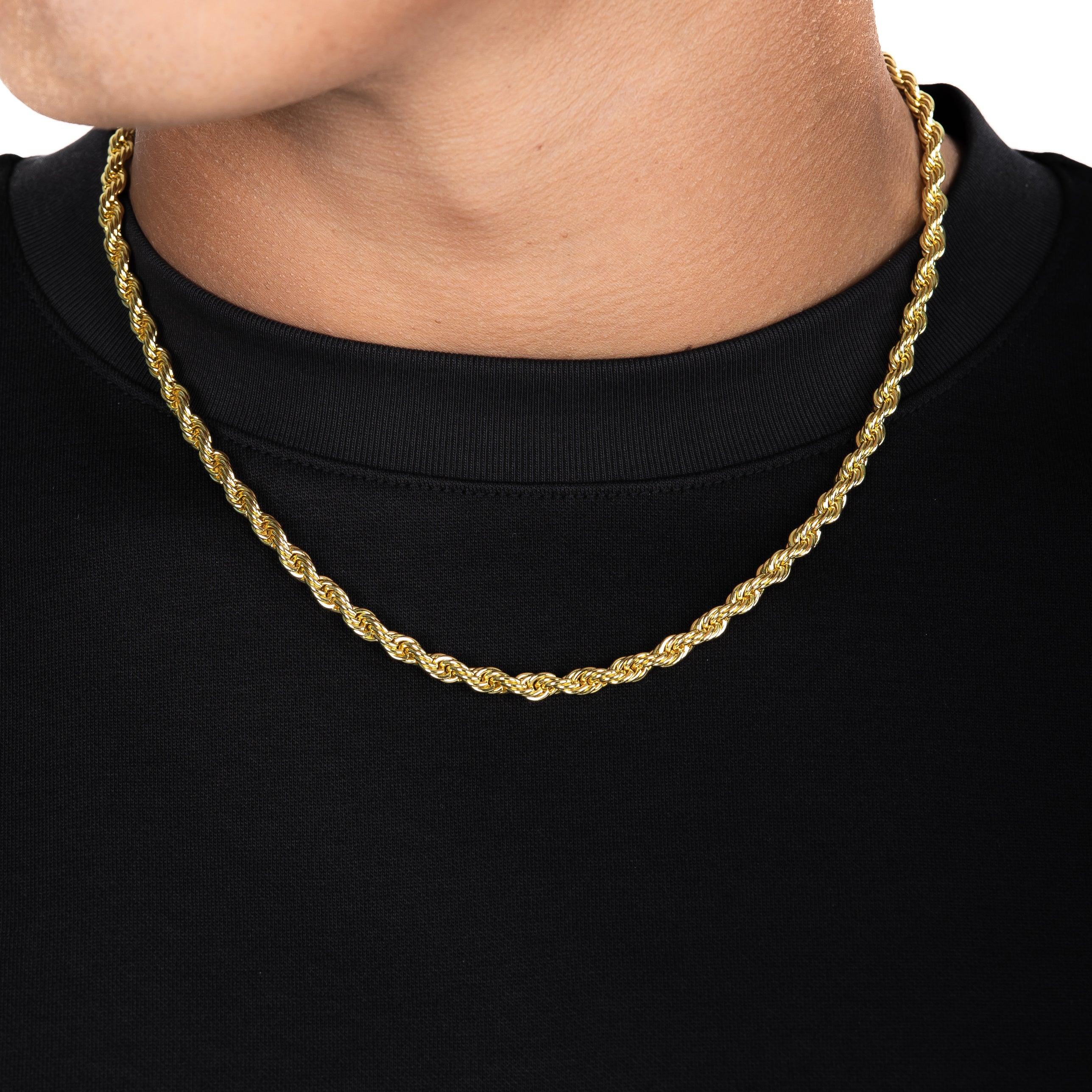5mm Rope Chain Gold
