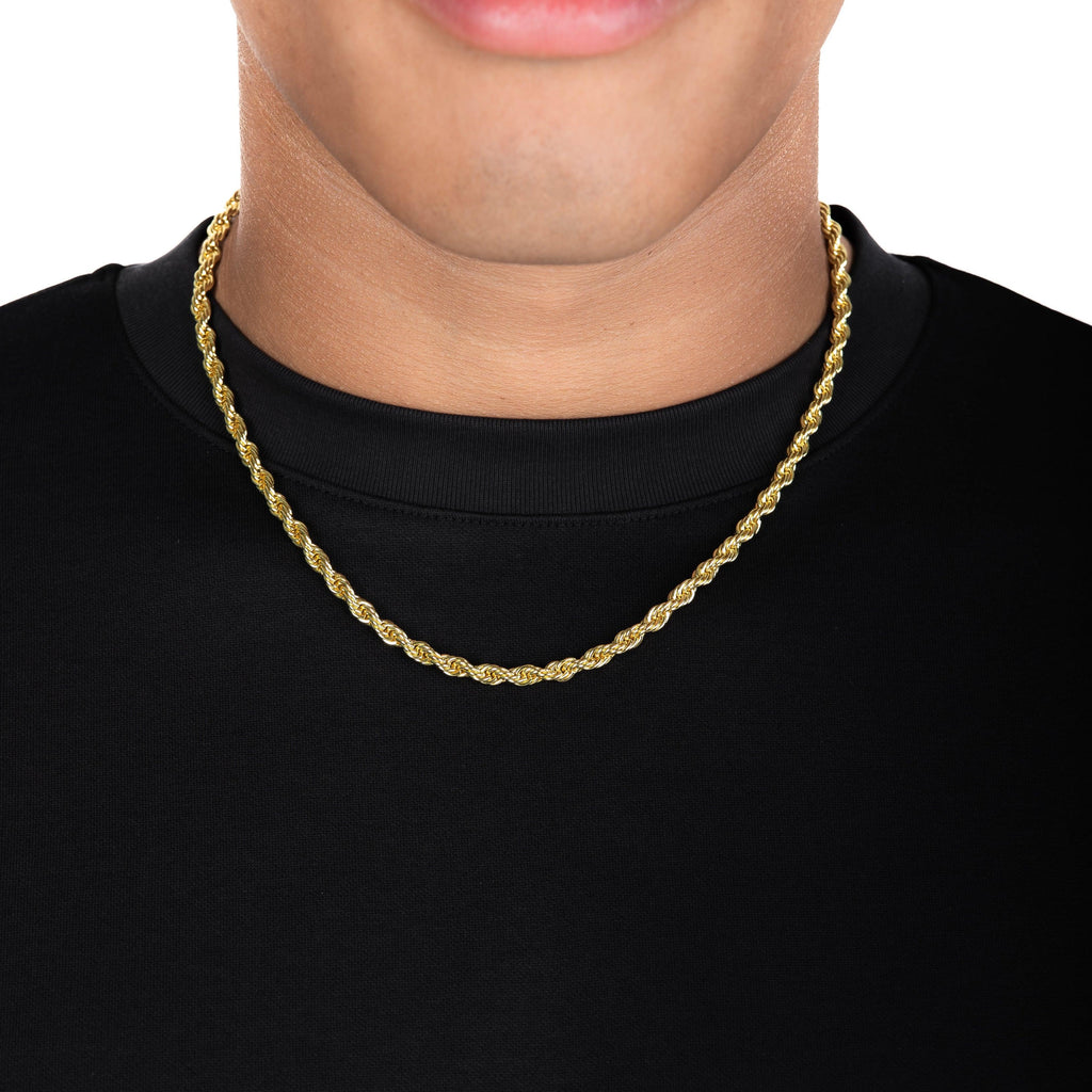 5mm Rope Chain Gold