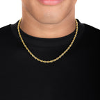 5mm Rope Chain Gold