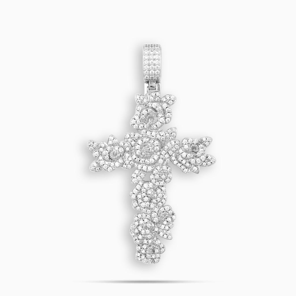 Rose Cross Pendant