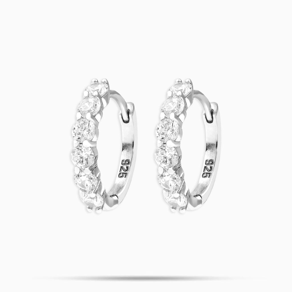 Iced Hoop Earrings