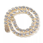 10mm Hip-Hop 5A Zircon Tennis Chain — Premium Short Choker Necklace