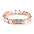 10mm Hip-Hop 5A Zircon Tennis Chain — Premium Short Choker Necklace