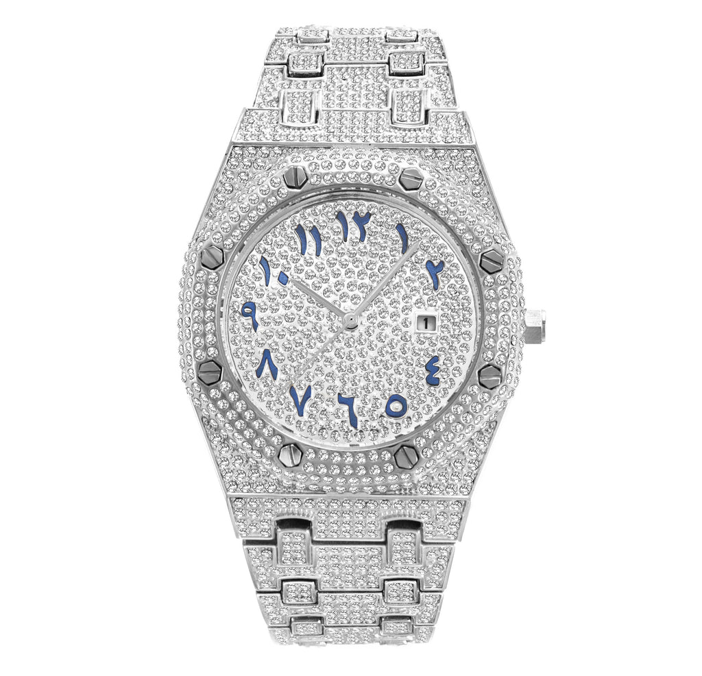 European-American Hip-Hop / Wristwatch / Nightclub / Shiny / Light Luxury / Trendy / High-End Fully-Iced Men’s Watch
