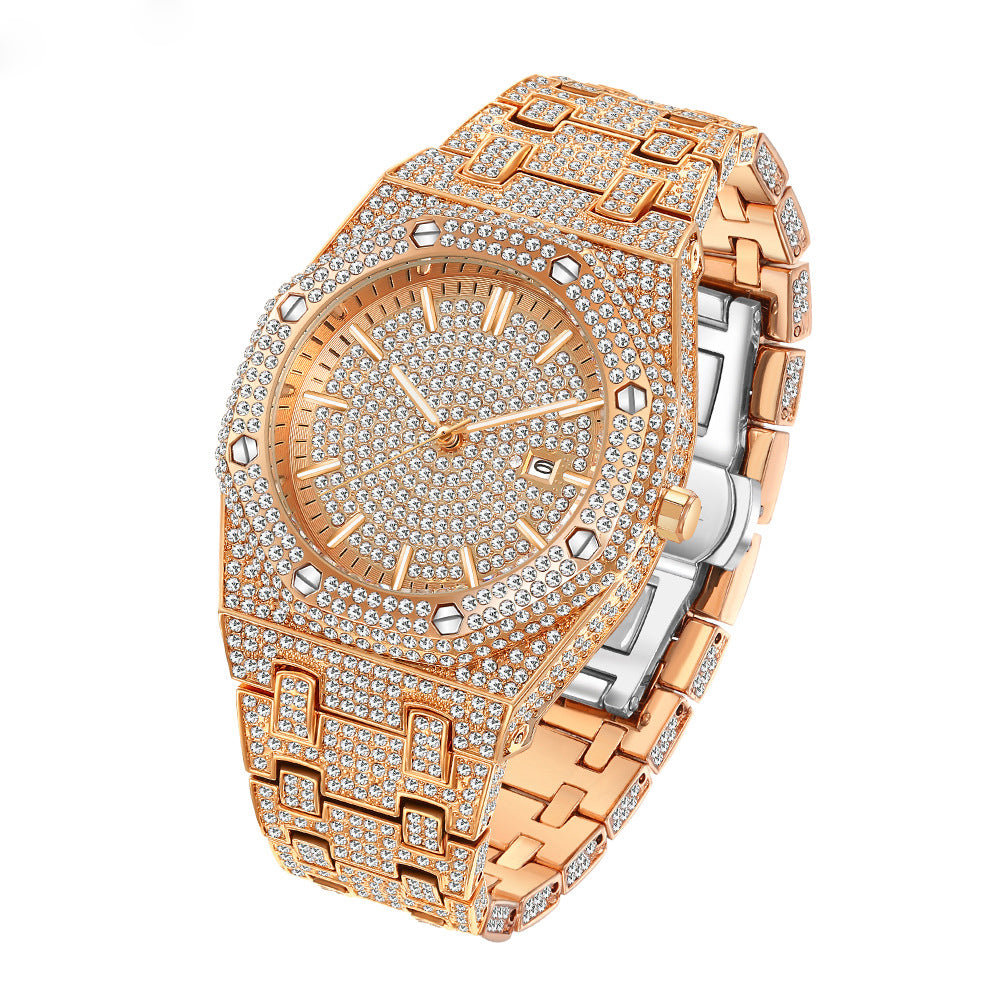 Starry Sky Nightclub Trendy Watch / 2025 New Style / Niche Full Diamond Hip-Hop Men's Watch