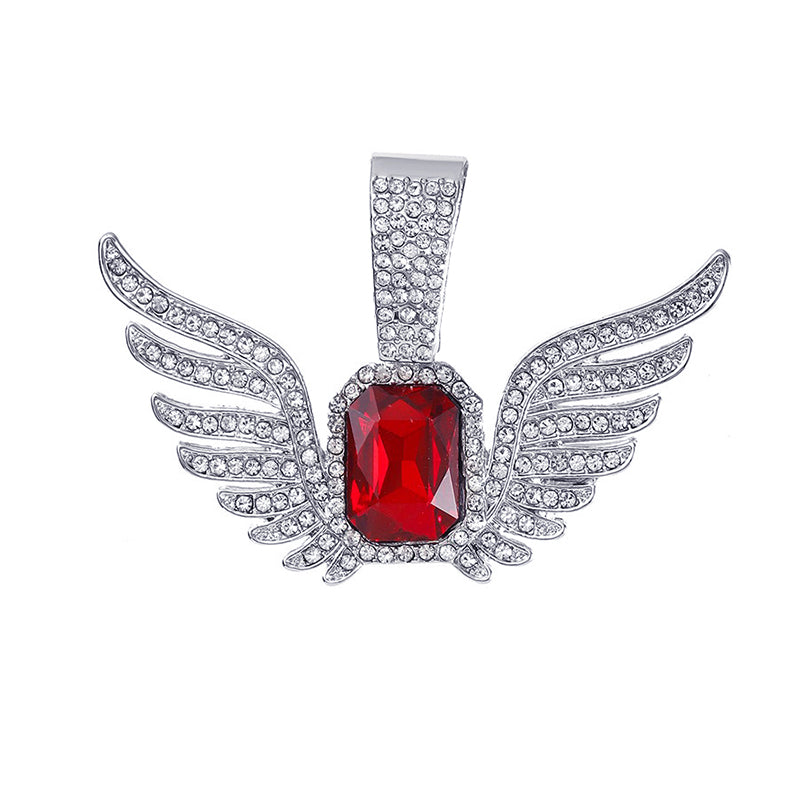 Hip-Hop Pendant Cuban Chain / Iced-Out Pendant Necklace for Men / American-Style Diamond Hiphop Rapper Full-Diamond Accessory