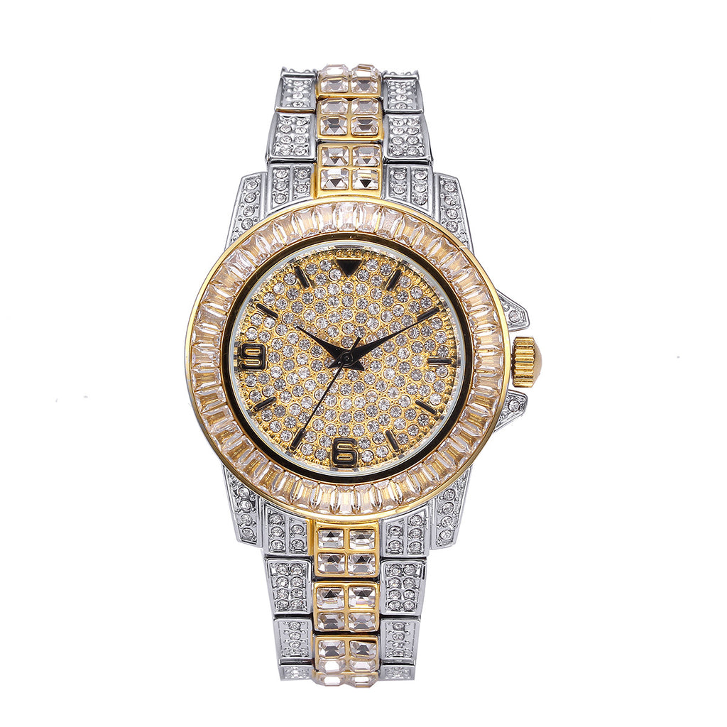 Starry Sky / European & American Hip-Hop / Niche / New Style / Full Diamond / High-End Luxury Men's Watch