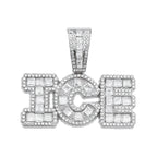 Hip-Hop Pendant Cuban Chain / Iced-Out Pendant Necklace for Men / American-Style Diamond Hiphop Rapper Full-Diamond Accessory