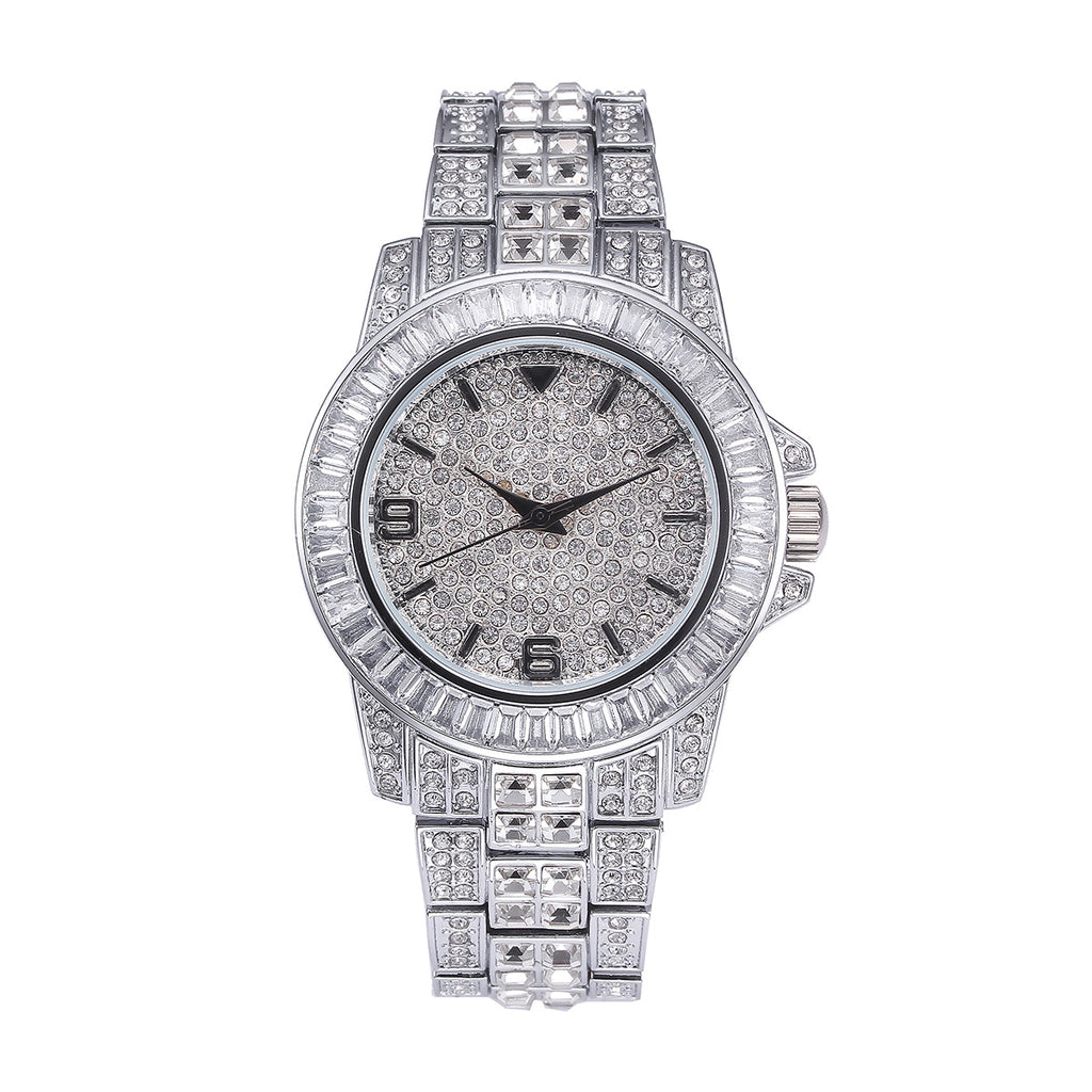 Starry Sky / European & American Hip-Hop / Niche / New Style / Full Diamond / High-End Luxury Men's Watch