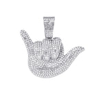 Hip-Hop Pendant Cuban Chain / Iced-Out Pendant Necklace for Men / American-Style Diamond Hiphop Rapper Full-Diamond Accessory