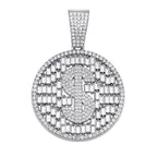 Hip-Hop Pendant Cuban Chain / Iced-Out Pendant Necklace for Men / American-Style Diamond Hiphop Rapper Full-Diamond Accessory